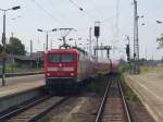 112 139 f�hrt mit dem RE von Halle (Saale)am 22.07.2013 in den Magdeburger HBF ein 
