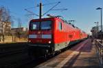 Hier 112 113 mit einem RE3 (RE18349) von Schwedt(Oder) Hbf.
