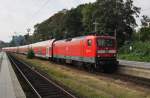 Hier 112 154 mit einem RE70 (RE21012) von Hamburg Hbf.