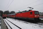 Hier links 112 180 mit einem RE70 (RE21019) von Kiel Hbf.