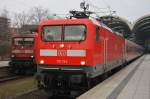 Hier links 112 175-5 mit einem RE70 (RE21027) von Kiel Hbf.