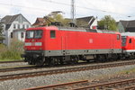 112 185 kam mit einigen Halberst�dter Mitteleinstiegswagen und DB-Regio Bimz nach Rostock Hbf.29.04.2016