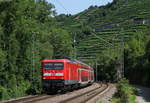 112 174-8 mit der RB 19969 (Heilbronn Hbf-Stuttgart Hbf) bei Besigheim 18.7.18