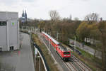 DB Regio 112 162 mit RE 7-Umleiter // Köln-Deutz // 5. April 2010