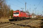 WFL 112 024-5 DR mit RB46 in Bochum Riemke, Februar 2022.