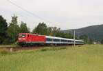 Ab 01.06.22 gab es den RB 25 Ersatzverkehr zwischen Halle-Saalfeld und zurück. RB 31940 fuhr mit 112 166 und wurde am 05.06.22 in Remschütz abgelichtet.