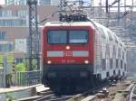RegionalExpress 38083 nach Berlin Ostbahnhof am 07.06.2008 bei der Einfahrt in den Bahnhof Berlin Hauptbahnhof.