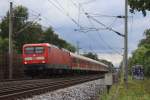 112 126 mit einem RE von Hannover nach Wolfsburg in Gifhorn am 16.08.2010