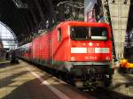 112 174-8 mit Nahverkehrszug in Frankfurt/Main Hbf am 12.07.2008