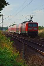 RE 7 von 112 159 nach Krefeld geschoben.