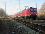 112 124 mit dem RE 3 (RE 18349) nach  Wünsdorf-Waldstadt mit nächstem Halt in Blankenfelde(Teltow-Fläming) am 11.