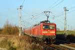 Pbz mit 112 149 am 13.11.13 in Sildemow
