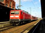Am 18.04.2015 standen die 112 104 und die 628 672-7 und die 928 672-4 der DB in Stendal .