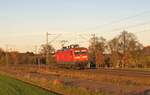 DB 112 131 solo am 28.11.16 durch Vehrte in Richtung Osnabrück.