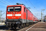 112 170 mit ihrer RB nach Stuttgart Hbf bestehend aus 2x DBuza, 2x DBpza und einem 760r Stw in Neckarsulm.