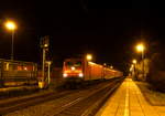 112 145 mit RB 21328 (Hamburg Hbf-Bad Oldesloe) am 05.02.2019 in Kupfermühle