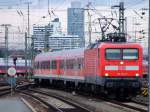 112 179 mit dem Allersberg-Express am 27.03.08 bei der Einfahrt in Nrnberg Hbf.