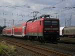 112 164-9 mit RE7 von Hagen Hbf. nach Rheine.(03.08.2008)