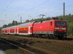  Renntrabbi  112 138-3 mit RE11 Dsseldorf-Paderborn in der 
BO-Ehrenfelder Kurve.(19.09.2008) 