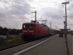 EuroCity aus Hamburg zur Weiterfahrt nach Prag am 22.6.02 im Bhf.