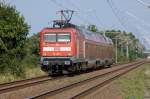 112 185-4 mit dem RE1 (RE 38114) nach Brandenburg Hbf. 20.08.2010