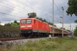 112 129 mit einem RE von Wolfsburg nach Hannover in Gifhorn am 16.08.2010