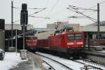 112 129 mit einem RE nach Wolfsburg am 3.12.2010 in Hannover HBF.