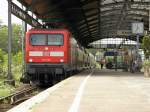 DB 112 134 in Krefeld Hbf am 12.8.2011