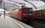 DB 112 123 mit dem RE 18152 (RE 1) von Frankfurt (O) nach Brandenburg Hbf, in Berlin Hbf; 09.08.2011