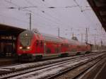 Am 13.02.2012 schob die mit neuen Radstzen versehende 112 132 den RE20 von Stendal nach Uelzen.