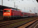 Am 15.03.2012 fuhr 112 131 die RE 20 von Halle->Magdeburg-> Stendal->Salzwedel nach Uelzen in Stendal zur Abfahrt bereit.