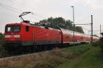 Hier 112 110 mit einem RE3 (RE18346) von Elsterwerda nach Schwedt(Oder) Hbf., bei der Einfahrt am 11.10.2013 in Schwedt(Oder) Hbf.