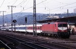 112 180 mit Interregio nach Cuxhaven im Hbf. Koblenz - 18.06.1994
