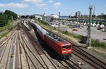 112 167 macht sich am 10.6.2016 mit der RB77 (RB21119) von Kiel Hauptbahnhof nach Neumünster auf den Weg.