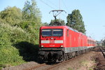 112 106+112 129-2 mit RE 13290 von Warnemünde nach Berlin-Ostbahnhof bei der Durchfahrt im Haltepunkt Rostock-Marienehe.11.06.2016