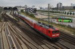 112 178-9 macht sich mit der RB77 (RB21117) von Kiel Hauptbahnhof nach Neumünster auf den Weg. (16.7.2016)