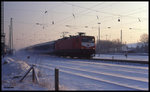 112110 kam am 1.1.1997 mit einem Interregio in Richtung Münster durch den Bahnhof Hasbergen.