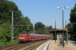 Von der S-Bahn Station Wilhelmshagen der S-Bahn Berlin wurde 112 155 mit dem RE 1 nach Frankfurt (Oder) dokumentiert.