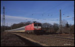 112172 mit Interregio Richtung Osnabrück am Ortsrand von Hasbergen am 1.2.1998 um 9.50 Uhr.