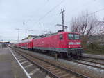 DB 112 125-0 mit dem RE 4486  Saale-Express  nach Halle (S) Hbf, am 29.12.2018 in Jena-Göschwitz.