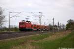 112 115 mit dem RE2  ODEG  (RE 37371) von Cottbus nach Wismar in Vietznitz.