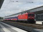 DB Regio/BTE 112 146 mit einem Sonderzug von Münster (Westf.) Hauptbahnhof nach Flensburg in Münster (Westf.) Hbf.