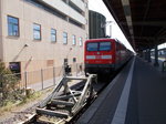112 111 auf Gleis 1 in Stralsund am 21.April 2016.