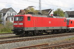 112 185 kam mit einigen Halberstädter Mitteleinstiegswagen und DB-Regio Bimz nach Rostock Hbf.29.04.2016