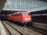 113 309 wartet auf die Ausfahrt in Richtung Regensburg.