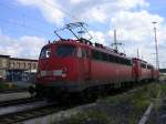 113 267-9 beim aufr�sten.Dortmund (13.07.2008)
