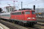 113 268-7 erh�lt Einfahrt in M�nchen Hbf.