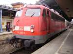 Br 113 mit Ic im Bonner Hbf am 19.3.10    