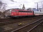 Br 113 bei der einfahrt in den K�lner Hbf am 20.3.10.
