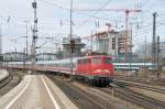 113 268 am 20.03.10 mit IC 1280 aus Zell am See in M�nchen Hbf.